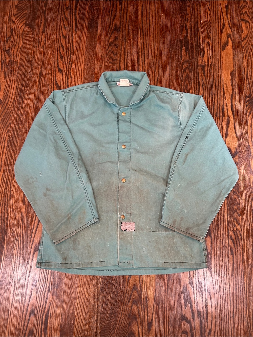 Vintage 90s Distressed Canvas Work Jacket